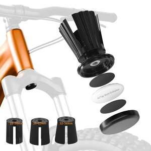 NICEDACK Airtag���]�ԃz���_�[�AAirTag���]�ԎR����h�~�ی�AAirTag���]�ԃz���_�[�͖h���ŁA�w�b�h�Z�b�g�T�C�Y31.8mm�̂��ׂẴ}�E���e���o�C�N�ɓK���Ă��܂�