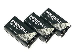 DURACELL PROCELL �G�t�F�N�^�[�p�d�r/006P(9V) �v���d�l�y��p�A���J�� �f�����Z��/�v���Z�� 3�p�b�N