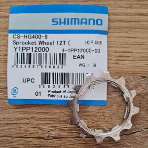 SHIMANO(�V�}�m) CS-HG400-9 BH 12T TOP Y1PP12000