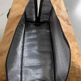 アイスバッグ 大容量 食品 保冷バッグ 保温バッグ 収納バッグ ジッパー付き アルミホイル 深棕色 弁当箱 ピクニック 運動会 アウトドア