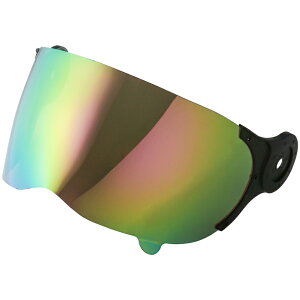 【在庫有】ライズ(RIDEZ) ネオクラシック フルフェイス ヘルメット XX|Xシリーズ用 オプション シールド|レインボーミラー