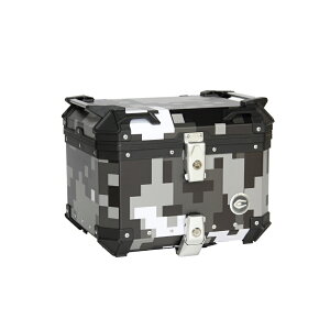 【送料無料】COOCASE(クーケース)アルミトップケース Q1|CCX450MG |モザイクグレー|容量:45L