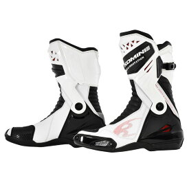 コミネ(KOMINE)BK-087 SUPREM RACING BOOTS WHT 26.0｜ホワイト/26