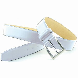 コミネ(KOMINE)AK-342 INST P LEATHER BELT WHT 120cm|ホワイト/120cm