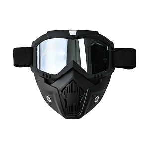 ���C�Y(RIDEZ)�w�����b�g�p�S�[�O�� BLAST FACE GUARD RSD-003�bFAUXSILVER