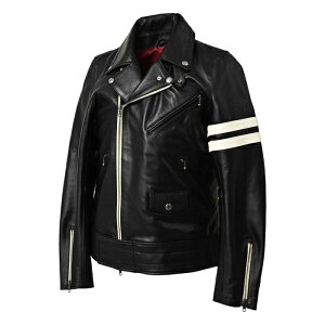 ���C�Y(RIDEZ)DEUCE WILDE JACKET �o�C�N�p �_�u�� ���U�[�W���P�b�g BLACK RLJ302�b�u���b�N/2XL