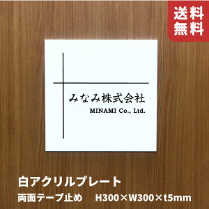 ���A�N�����v���[�g ���ʃe�[�v�~�߁yH300×W300×t5mm�z �X�R�b�`�V�[�g�d�グ ���O�p �A�p�[�g�̊Ŕ� �X�܊Ŕ� �������ȃA�p�[�g�̊Ŕ� �I�[�_�[ ���S����v���[�g om-ha-300-300-tape