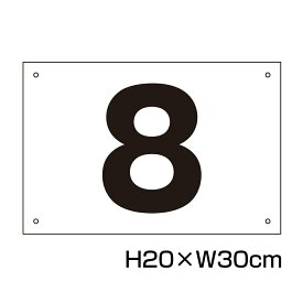 駐車場 番号 プレート 【サイズ：H200×W300ミリ】駐車場 看板 プレート 番号札 ナンバープレート 商品番号：CN-102