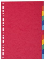 EXACOMPTA（エグザコンタ） カラーインデックス A4 12分割 1412E フランス製 ファイリング 仕分け インデ…