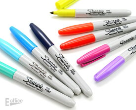 アメリカ発の油性ペン シャーピー F ＜おしゃれカラー＞ 中字 1mm Sharpie ファインポイント ステーショナリー 文房具 かわいい デザイン プレゼント ギフト 女 男 子供 学生 カラフル 輸入 海外 マーカー 筆記具