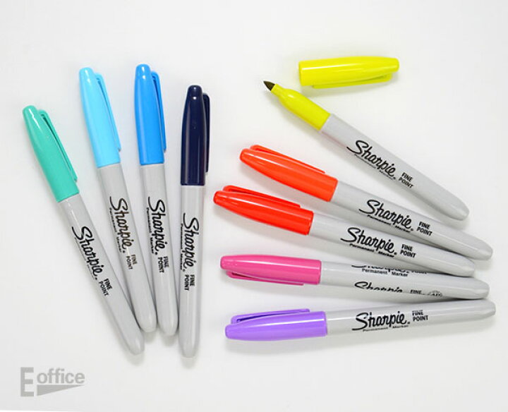 アメリカ発の油性ペン シャーピー F おしゃれカラー 中字 1mm Sharpie ファインポイント ステーショナリー 文房具 かわいい デザイン プレゼント ギフト 女 男 子供 学生 カラフル 輸入 海外 マーカー 筆記具 おしゃれ文具専門店イー オフィス 일본 미국구매대행