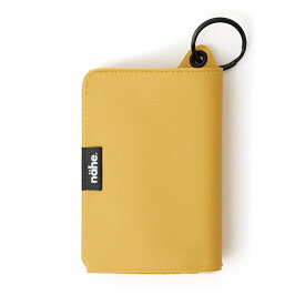 ミニ財布 薄型 コンパクト 三つ折り アウトドア HIGHTIDE スリム フェス レジャー 無地 旅行用 サブ財布 ベルクロ マジックテープ nahe ライトウォレット ハイタイド ネーエ GZ161