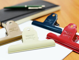 HIGHTIDE（ハイタイド） penco ペンコ クランピークリップカラー(M) DP159 台湾製 クリップ 文房具 文具 ステーショナリー インテリア 書類 整理 袋止め デザイン 海外 輸入 シンプル かわいい 雑貨 プチギフト レトロ 定番 ロゴ入り 会社 オフィス文具