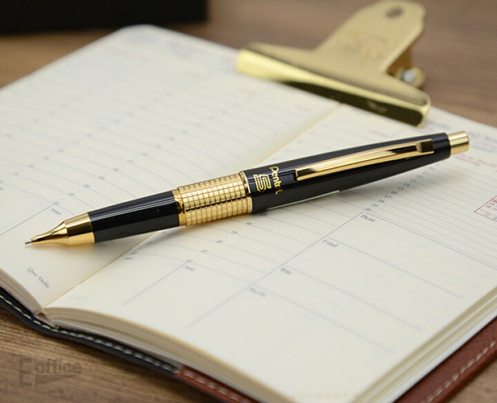 楽天市場 ぺんてるケリー Pentel５ 旧ロゴ 幻のゴールドケリー復刻 P1035 Axks文房具 文具 シャープペンシル シャーペン シャープペン 万年筆風 おしゃれ ノック式 事務用品 オフィス デザイン 海外 輸入 プレゼント ギフト 大人 シンプル 高級 父の日 男性 女性