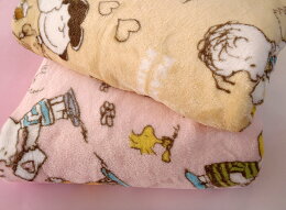 西川リビングシングルスヌーピーニューマイヤー毛布(ピーナッツフレンズ)