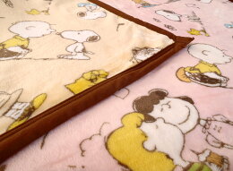 西川リビングシングルスヌーピーニューマイヤー毛布(ピーナッツフレンズ)