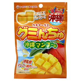 グミんちゅ 沖縄マンゴー味 40g（沖縄産マンゴー果肉ピューレ使用）/沖縄 お土産 お菓子 グミ ご当地