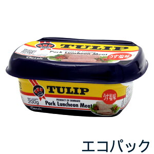 楽天市場 食材 ポークランチョンミート チューリップポーク エコパック 沖縄お土産通販 オキコ沖縄土産店