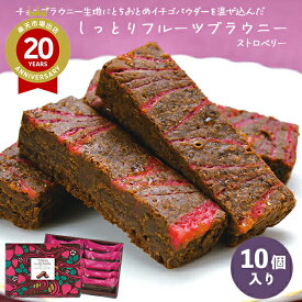 【JTB】しっとりフルーツブラウニーストロベリー【東京 お土産】 ｜東京駅 羽田空港 チョコブラウニー とちおとめ お菓子 焼き菓子 洋菓子 東京土産 おみやげ お取り寄せ 手土産 贈り物 ギフト