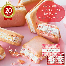 苺きらら 10個入【福岡 お土産】｜お菓子 お土産 いちご イチゴ クッキー サンド いちごチョコ 手土産 お取り寄せ 帰省土産 贈り物 ギフト お取り寄せグルメ