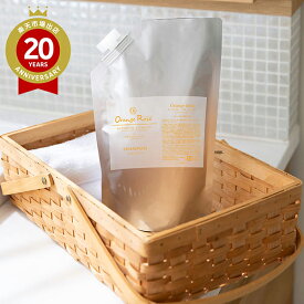 JTB商事 オリジナルアメニティ オーランジュ ロゼ シャンプー 詰め替え用 1L | Orange Rose orange rose 旅館 ホテル アメニティ プロ仕様 業務用 備品 天然オレンジオイル オレンジ ローズ 温泉 癒し