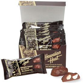 ハワイアンホースト Hawaiian Host マカダミアナッツチョコTIKIバー2粒12袋セット【ハワイ お土産】｜チョコレート お菓子 ハワイ チョコレート