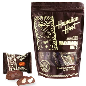 ハワイアンホースト Hawaiian Host マカダミアナッツチョコTIKI スタンドバッグ9粒【ハワイ お土産】｜チョコレート お菓子 ハワイ チョコレート【p5】