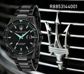 Maserati 腕時計 Aqua Edition Black Metal Band Watches R8853144001 並行輸入品