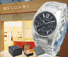 BVLGARI ブルガリ 腕時計 エルゴン クロノグラフ EG35BSSDCH ブラック ボーイズ【並行輸入品】