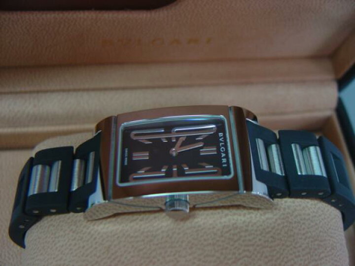 楽天市場】BVLGARI ブルガリ 腕時計 レッタンゴロ ラバーブレス RT39SV  