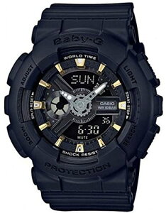CASIO �J�V�I Baby-G ���f�B�[�X BA-110GA-1A �u���b�N �C�O���f�� �r���v ���s�A���i