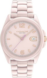 COACH レディース アナログ ブレスレット セラミック 14503926 ピンク 腕時計 [並行輸入品]