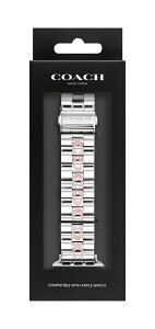 COACH R[` AbvEHb` oh 38mm 40mm 41mm 42mm(Series10E11̂)Ή  Vo[ ^oh 14700091 Apple Watch sAi