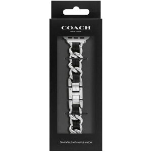 COACH R[` AbvEHb` ^ oh 38mm 40mm 41mm 42mm(series10E11̂) Ή Vo[ ubN  14700187 Apple WatchysAiz