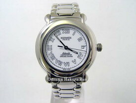 HERMES エルメス 腕時計 ケプラー SS ブレス ホワイト メンズ -新品