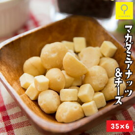 マカダミアナッツ＆チーズ 35g ×6パック /【送料無料メール便】 お試し食べきりサイズ おつまみ研究所