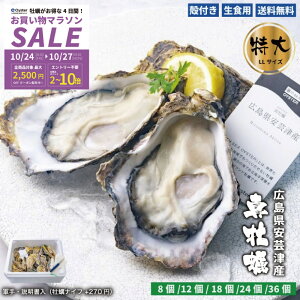 生食用 殻付き 真牡蠣 広島県 安芸津産『かき小町』特大 LLサイズ(約200g/個)【8個/12個/18個/24個/36個】特許取得済 海洋深層水で浄化された安心・安全な生牡蠣 【軍手・説明書入(牡蠣ナイ
