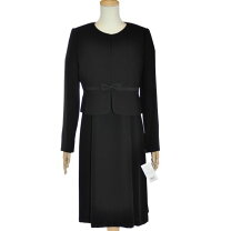 SORITEAL White Label ブラックフォーマル レディース 喪服 アンサンブル オールシーズン ロールカラージャケット