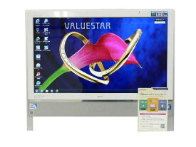 NEC デスクトップパソコン 中古パソコン VN370/C ホワイト デスクトップ 一体型 本体 Windows7 Celeron DVD 地デジ 4GB/500GB 送料無料 【中古】