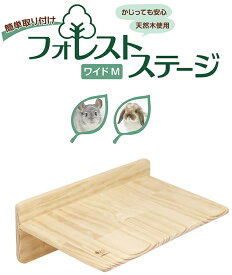シンプルでレイアウトしやすい横長ステージ！うさぎ・チンチラ・デグー・リス・フクロモモンガなどに！フォレストステージ ワイドM[三晃商会]