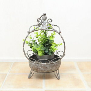 【あす楽】 プランター フローラルポットスタンド 6135 村田屋産業 おしゃれ スタンド ガーデニング 寄せ植え ポット フラワースタンド 花台 鉢置き 室内 屋外 花 観葉植物 鉢カバー 卓上 吊