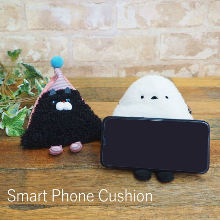 楽天市場 即出荷 スマホスタンド かわいい ぬいぐるみ スマートフォンクッション Ise 0721 インテリアカンパニー スマホ置き おしゃれ スマホ スタンド ホルダー 縦 横 卓上 携帯スタンド 携帯置き クリーナー 動物 アニマル 鳥 猫 黒猫 ネコポス便不可 あす楽