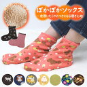 【あす楽】 ルームソックス暖かい 裏ボア 冬 もこもこ 滑り止め 猫 レディース 靴下 おしゃれ ソックス ぽかぽかそっくす アンクル 2003925 2003967 丸和貿易 ぽかぽかソックス フットカバー あったか グッズ 裏起毛 冷え取り 防寒 保温 冷え性対策 室内 ストレッチ 黒 無地