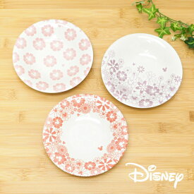 【あす楽】 食器 おしゃれ セット ディズニー フラワーフラワー ケーキプレートセット 3309-05 三郷陶器 結婚祝い 食器セット プレゼント 皿 プレート 新築祝い かわいい ケーキ皿 取皿 中皿 小皿 レンジ対応 食洗機対応 キャラクター ミッキー 日本製