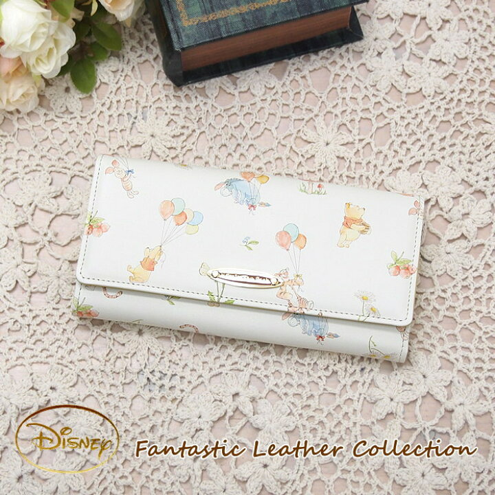 楽天市場 即出荷 長財布 レディース 財布 ディズニー レディース財布 小物 革 Disney かぶせ レザー 本革 牛革 おしゃれ キャラクター プー Pooh くまのプーさん 総柄 ギフト プレゼント かわいい 日本製 ディズニー カブセ長財布 ネコポス便不可 あす楽対応