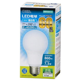 LED電球 E26 60形相当 広配光 昼白色_LDA7N-G AG53 06-3084