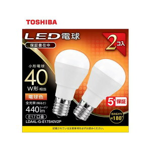  LEDd ~jNvg` 2  E17 40W  dF ̍L 180xbLDA4L-GE17S40V2RP 16-0672