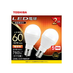 ���� LED�d�� �~�j�N���v�g���` E17 60W�` �d���F LDA6L-G-E17S60V2RP 2���b4580625138693 16-0676