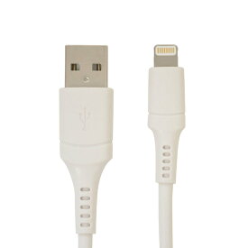 ラスタバナナ充電・通信ケーブルLightning/USB-A 2m ホワイト｜R20CAAL2A02WH 15-8640