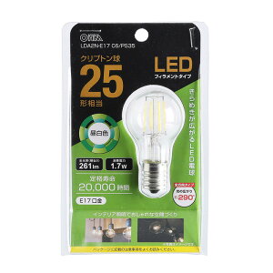 LEDd tBg Nvg E17 25` FbLDA2N-E17 C6/PS35 06-3881 OHM